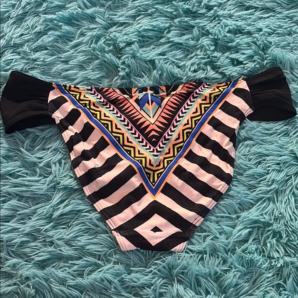 Colorful Geometric Bikini Bottom - Picture 2 of 2